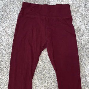 Wild Fable Maroon Leggings